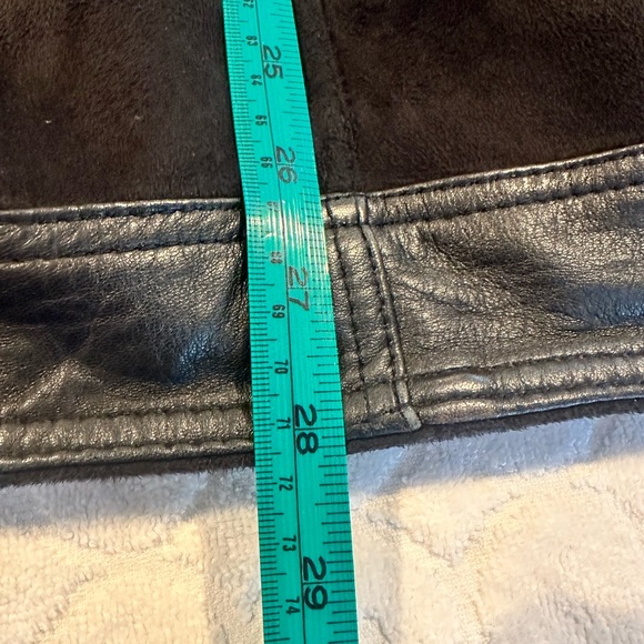 Black Suede and Leather Jacket - Picture 6 of 12